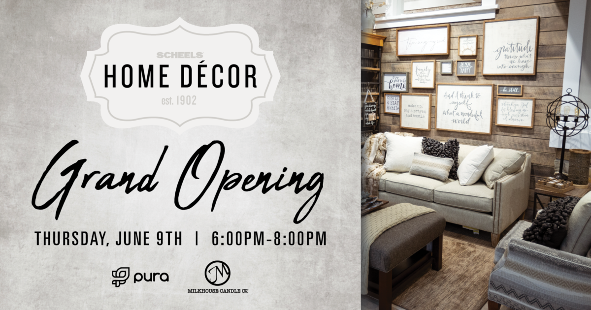 SCHEELS Home Décor GRAND OPENING Experience Sioux Falls