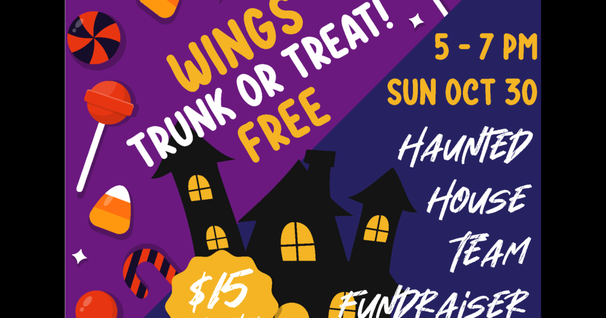 Wings' trunk or treat & annual haunted house… Experience Sioux Falls